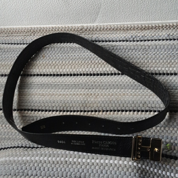 Pierre Cardin Paris Monogram Signature  Logo Belt - Picture 7 of 8